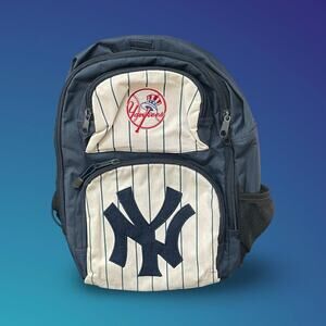 New York Yankees Concept One Backpack Navy Blue Pinstripe MLB Sports Travel Bag
